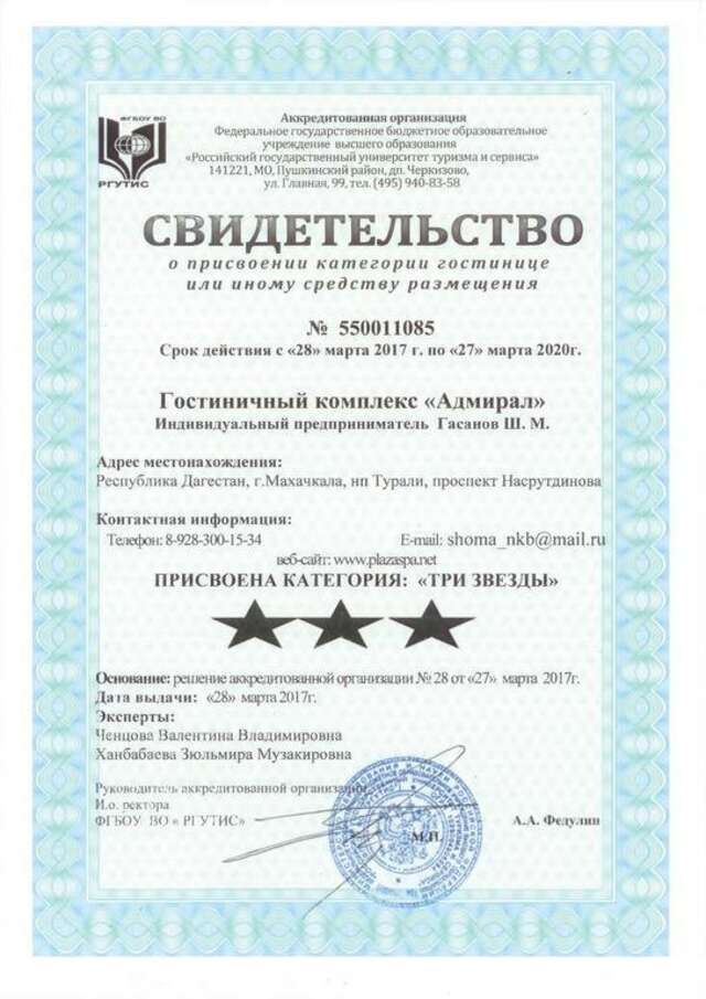Гостиница Адмирал Махачкала-115